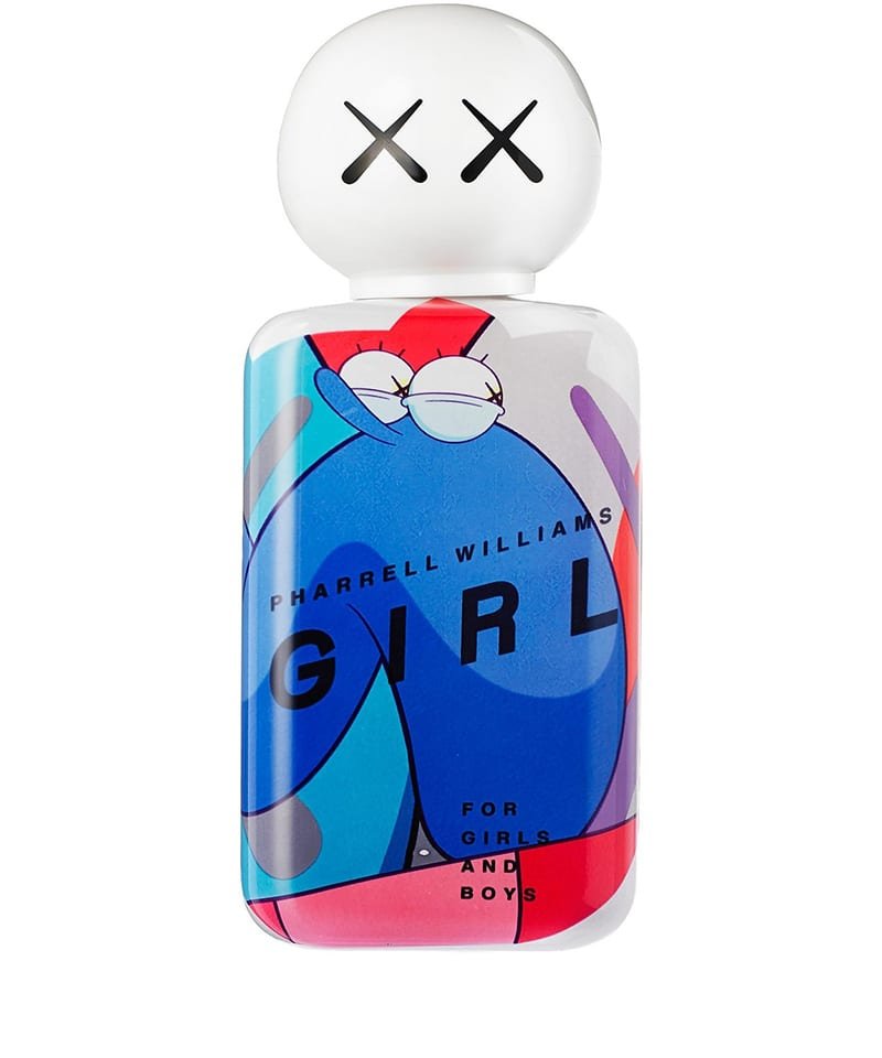 Kaws 也在做一名設計師。 例如,在這里,他與 Commes des Gar?ons x Pharrell Wiliams 系列合作設計了一款香水瓶。 ?Kaws 通過 Instagram